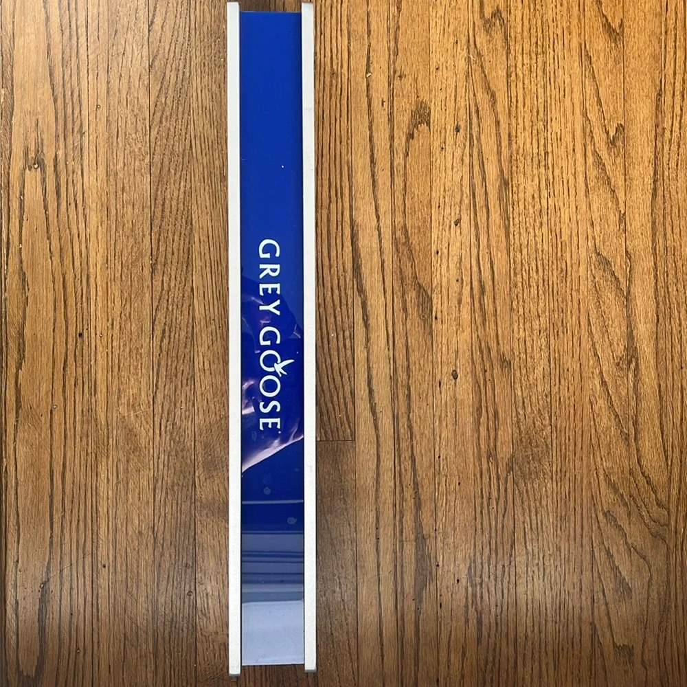 Grey Goose Blue LED Backlit Bottle Display - Home Bar Accent